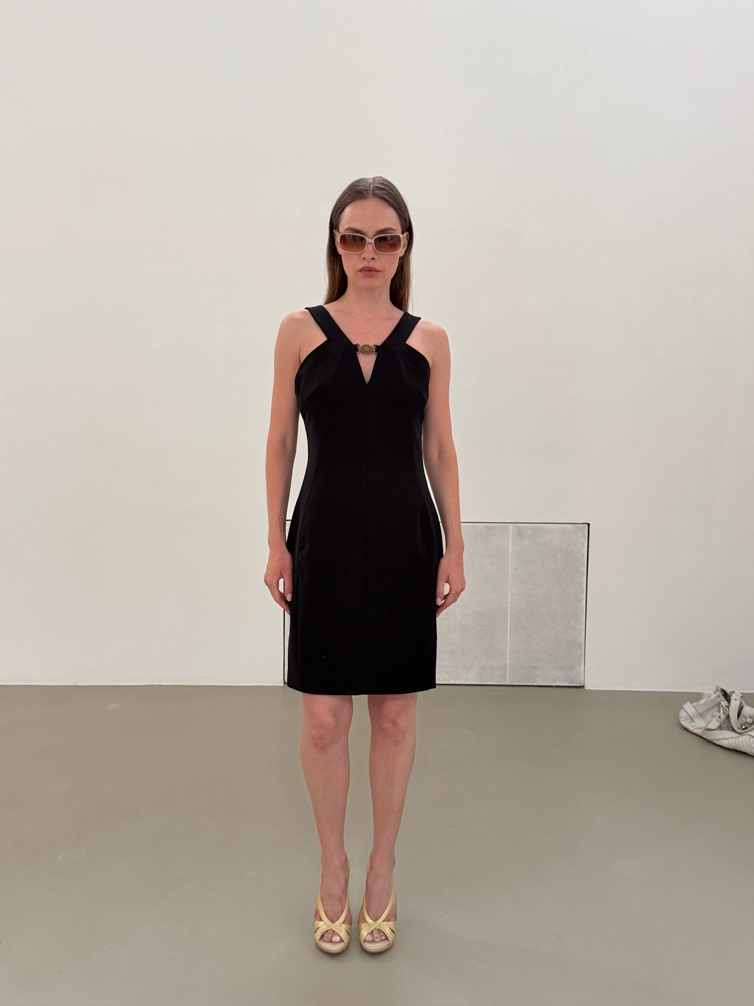 Logo rectangular sunglasses