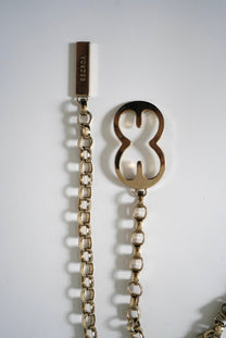 Logo chain belt