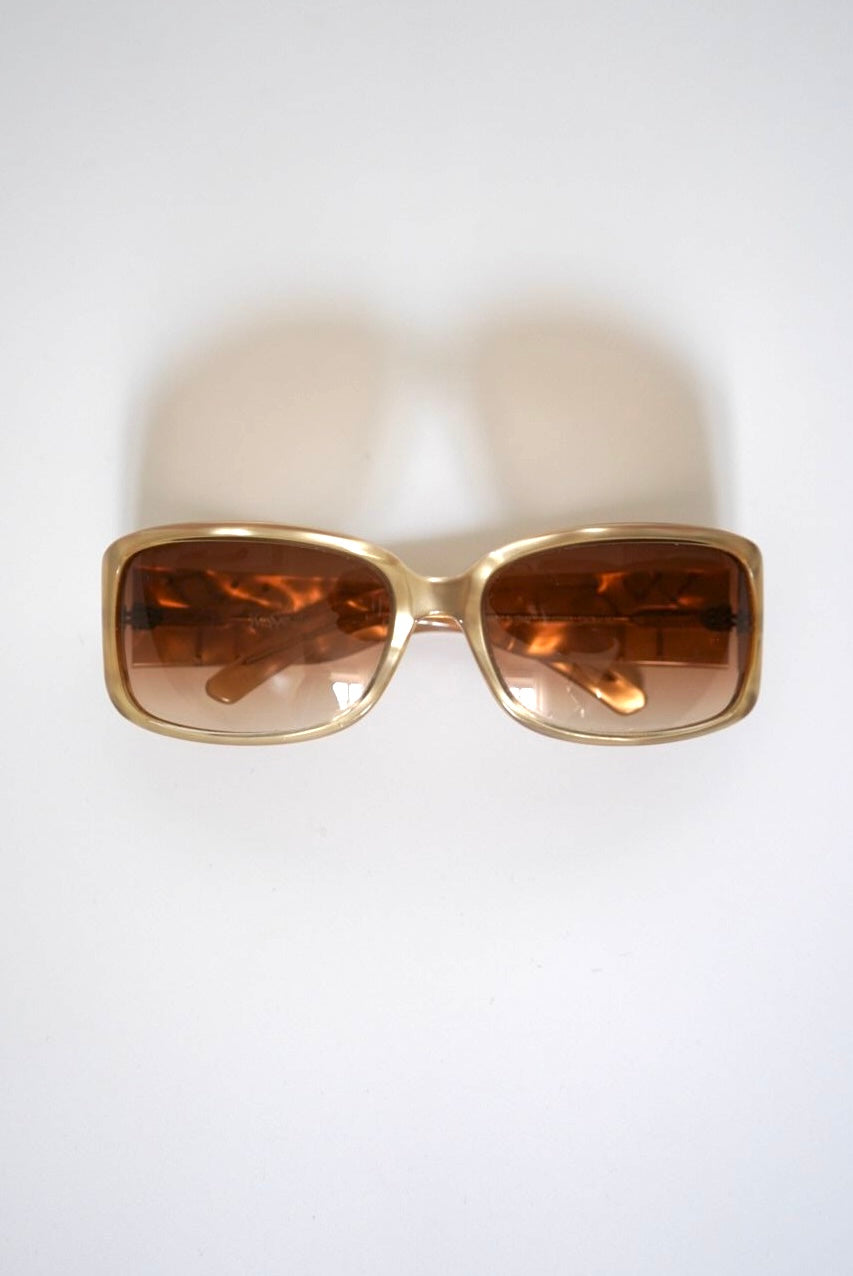 Logo rectangular sunglasses