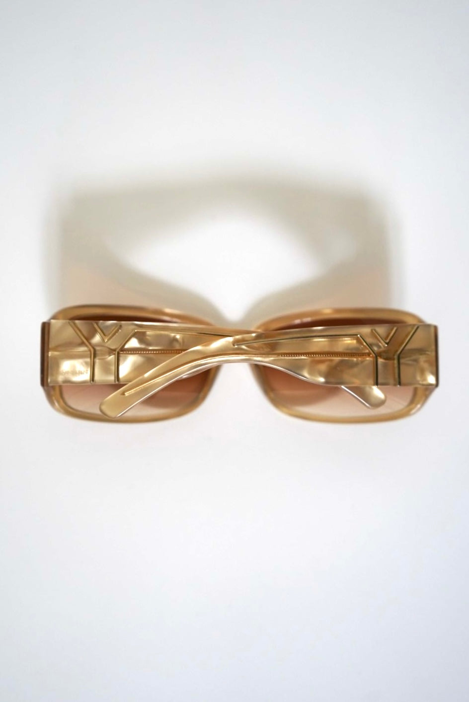 Logo rectangular sunglasses