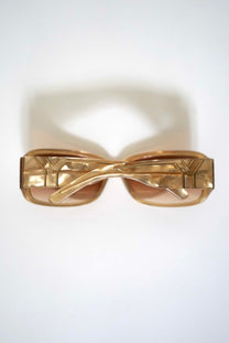 Logo rectangular sunglasses