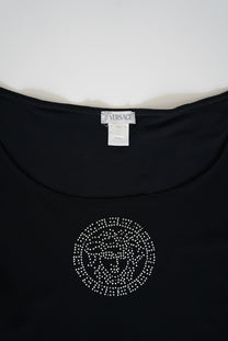 Medusa embellished T-shirt