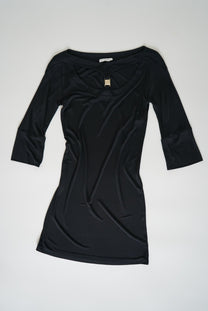 Medusa cutout midi dress