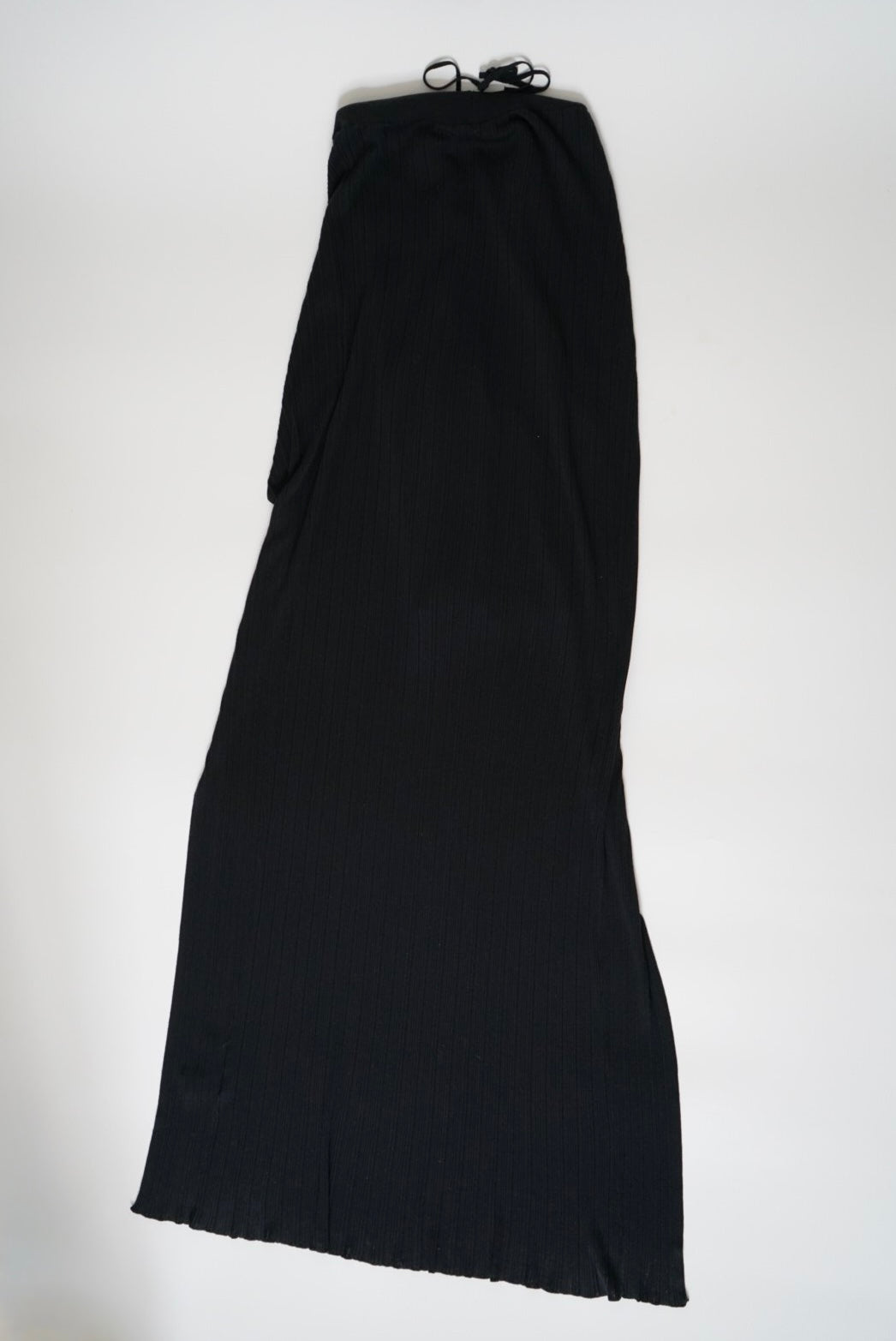 Siena cape ribbed-knit minidress