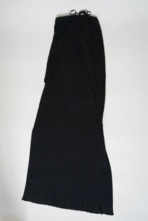 Siena cape ribbed-knit minidress