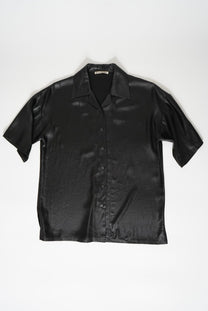 Leather-effect shirt