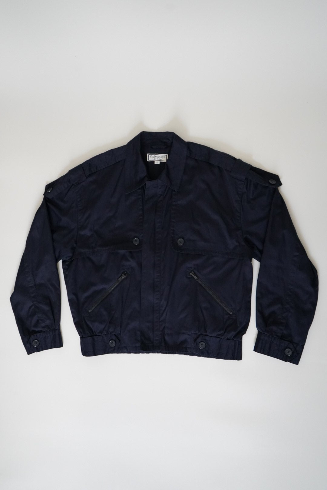 Paneled cotton jacket