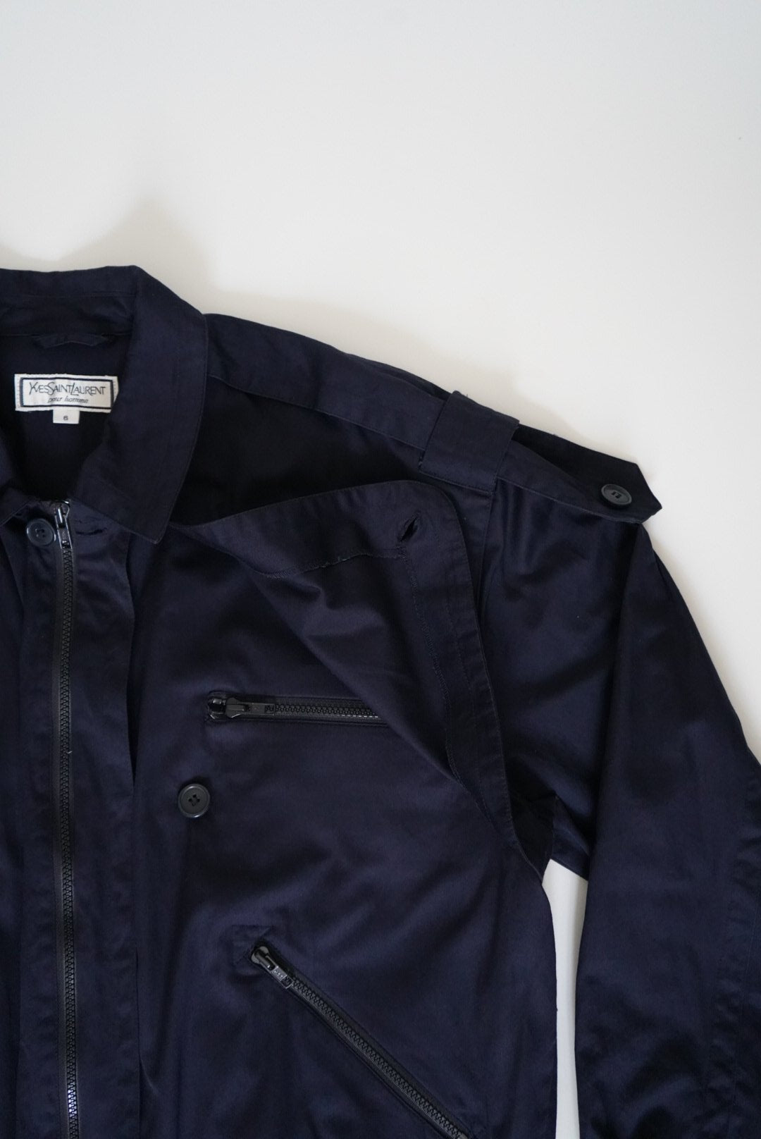 Paneled cotton jacket