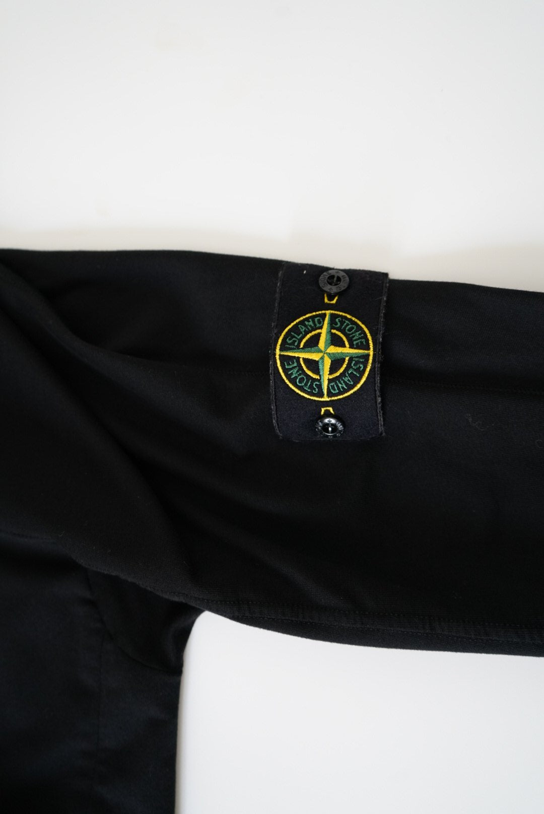 Compass zipped jersey sweater