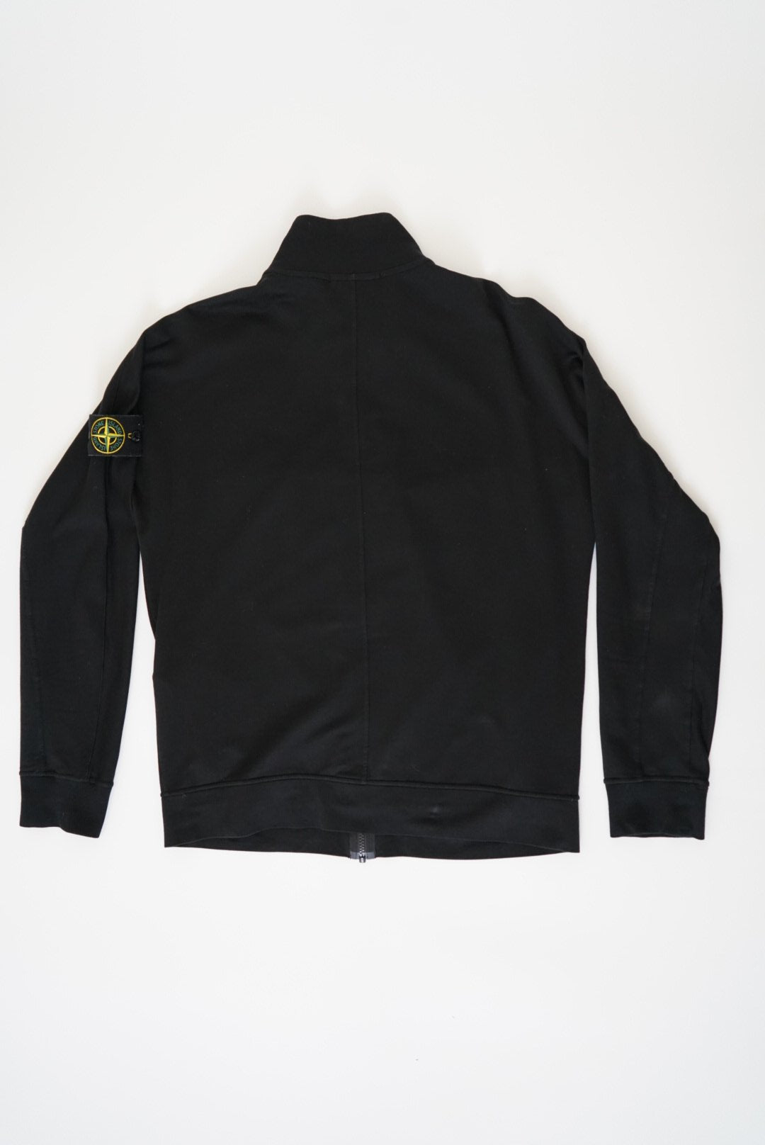 Compass zipped jersey sweater