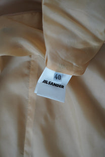 Cotton and ramie blazer
