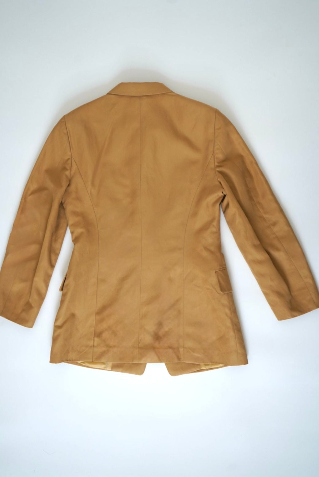 Cotton and ramie blazer