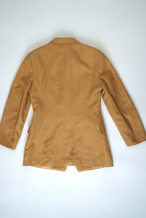 Cotton and ramie blazer