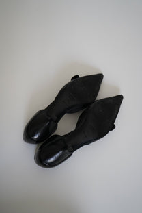 Buckle-detail leather mules (Size 41)