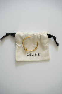 Celine Knot extra-thin bangle bracelet