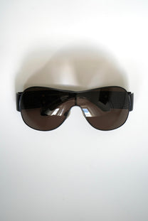 Chanel CC aviator shield sunglasses