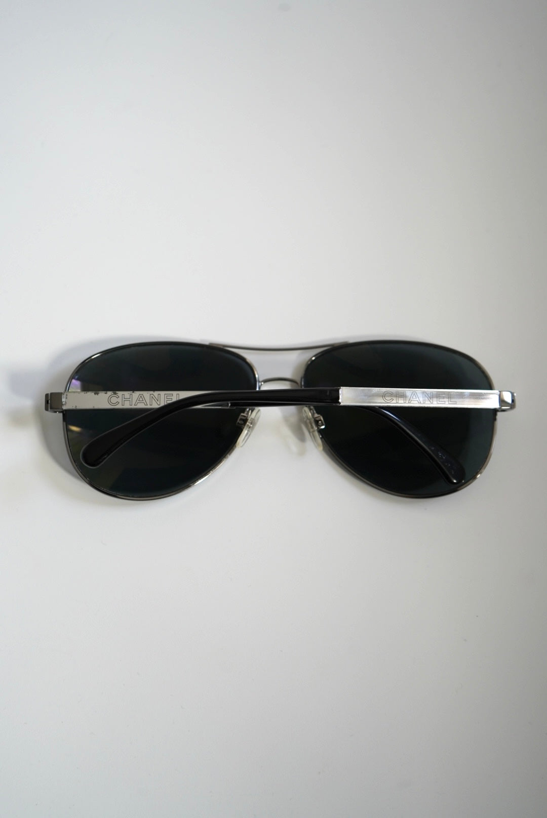Chanel Miroir pilot sunglasses
