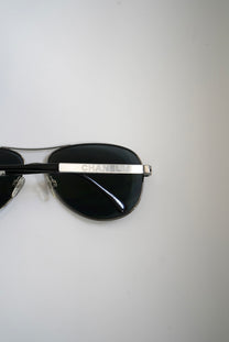 Chanel Miroir pilot sunglasses