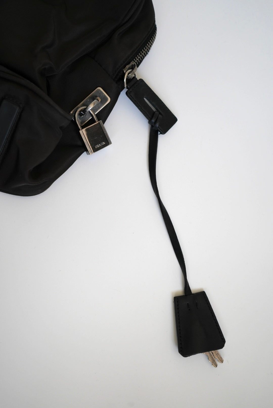 Prada Re-Nylon Tessuto leather-trimmed shoulder bag