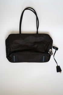 Prada Re-Nylon Tessuto leather-trimmed shoulder bag