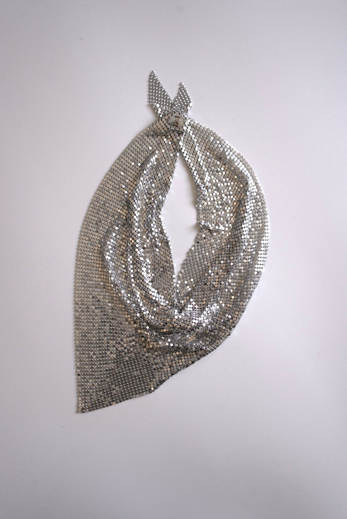 Paco Rabanne Metal mesh triangle scarf