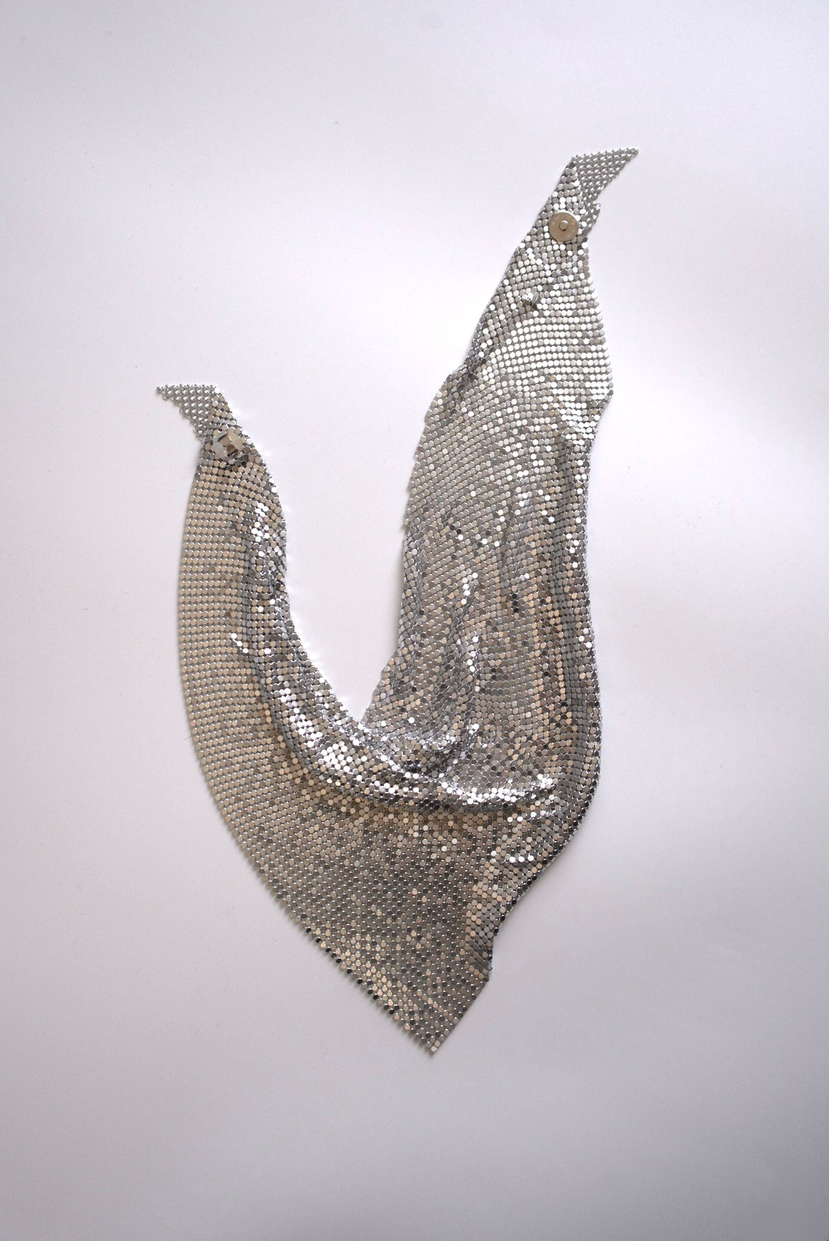 Paco Rabanne Metal mesh triangle scarf