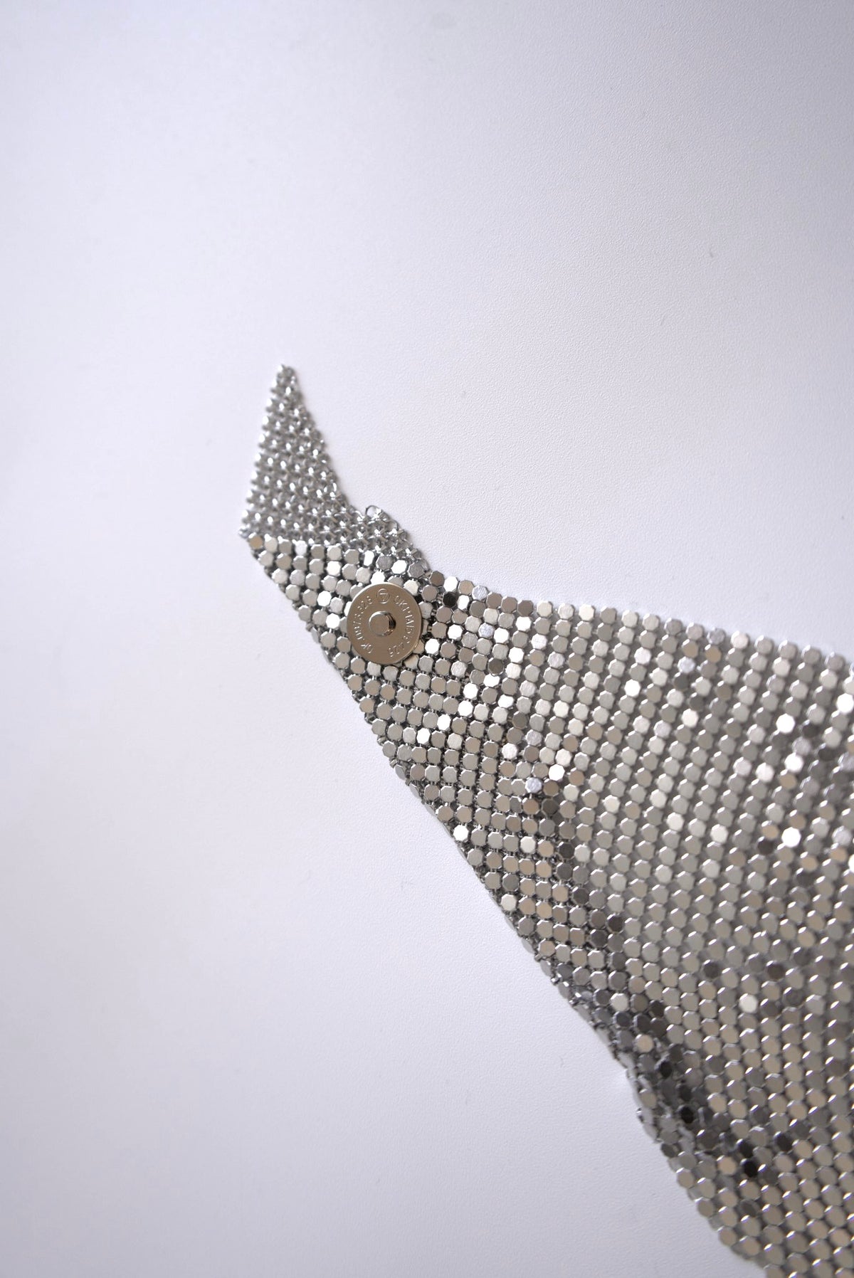 Paco Rabanne Metal mesh triangle scarf