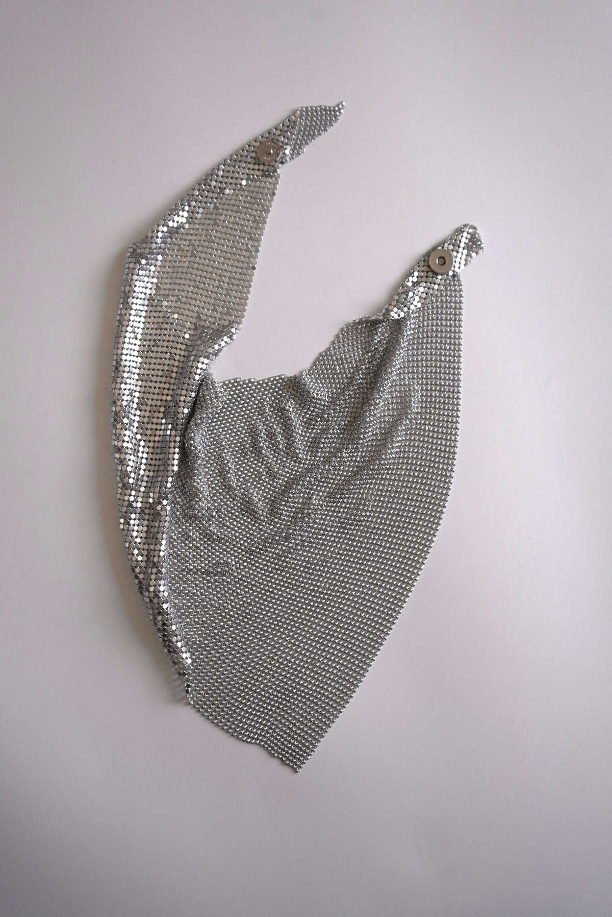 Paco Rabanne Metal mesh triangle scarf