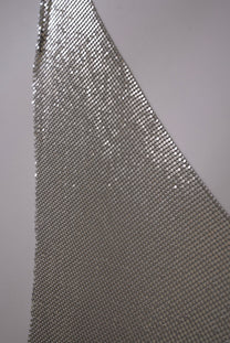 Paco Rabanne Metal mesh triangle scarf