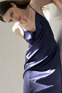 Satin slip dress