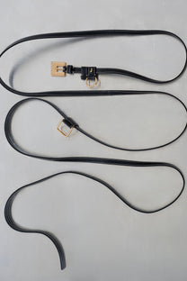 JACQUEMUS Embellished leather belt