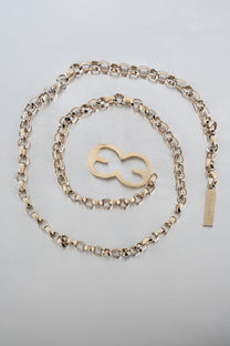Logo chain belt