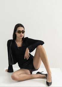 Alexander Wang Low-rise leather hot pants