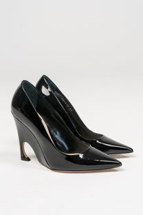 Patent leather wedge pumps (Size 37)