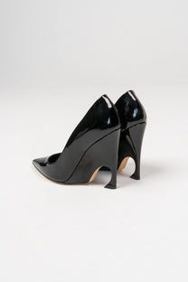 Patent leather wedge pumps (Size 37)