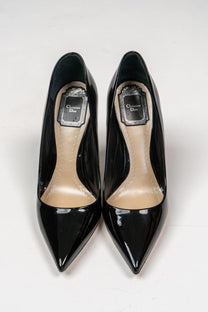 Patent leather wedge pumps (Size 37)