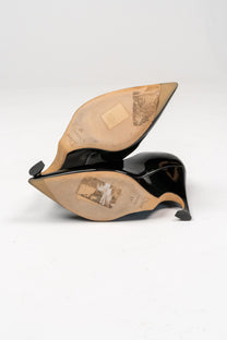 Patent leather wedge pumps (Size 37)