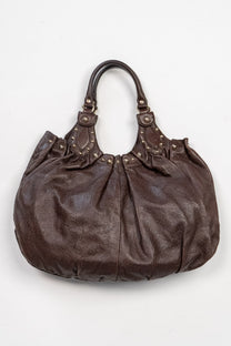 GG Pelham embossed leather hobo bag