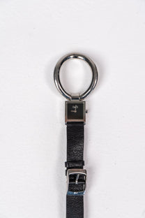 Embellished leather watch