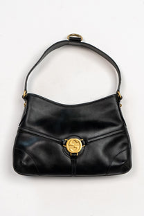 Interlocking G Thong leather shoulder bag
