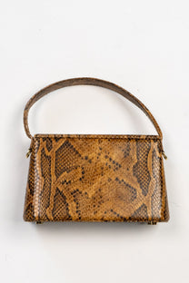 Felix snake-effect leather tote bag
