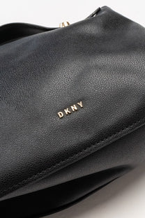Logo leather tote bag
