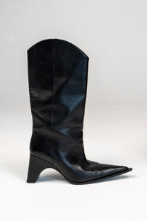 Bridge leather cowboy boots (Size 40)
