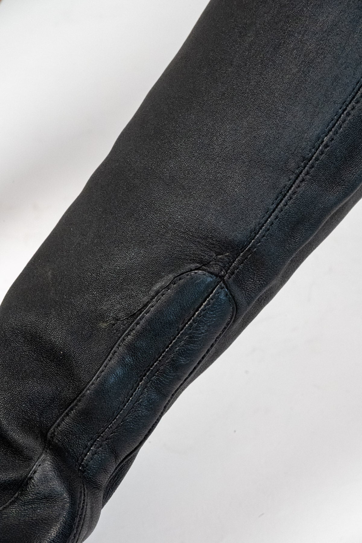 Logo leather sock boots (Size 36)