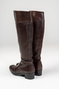 Balenciaga Leather knee-high boots (Size 39.5)