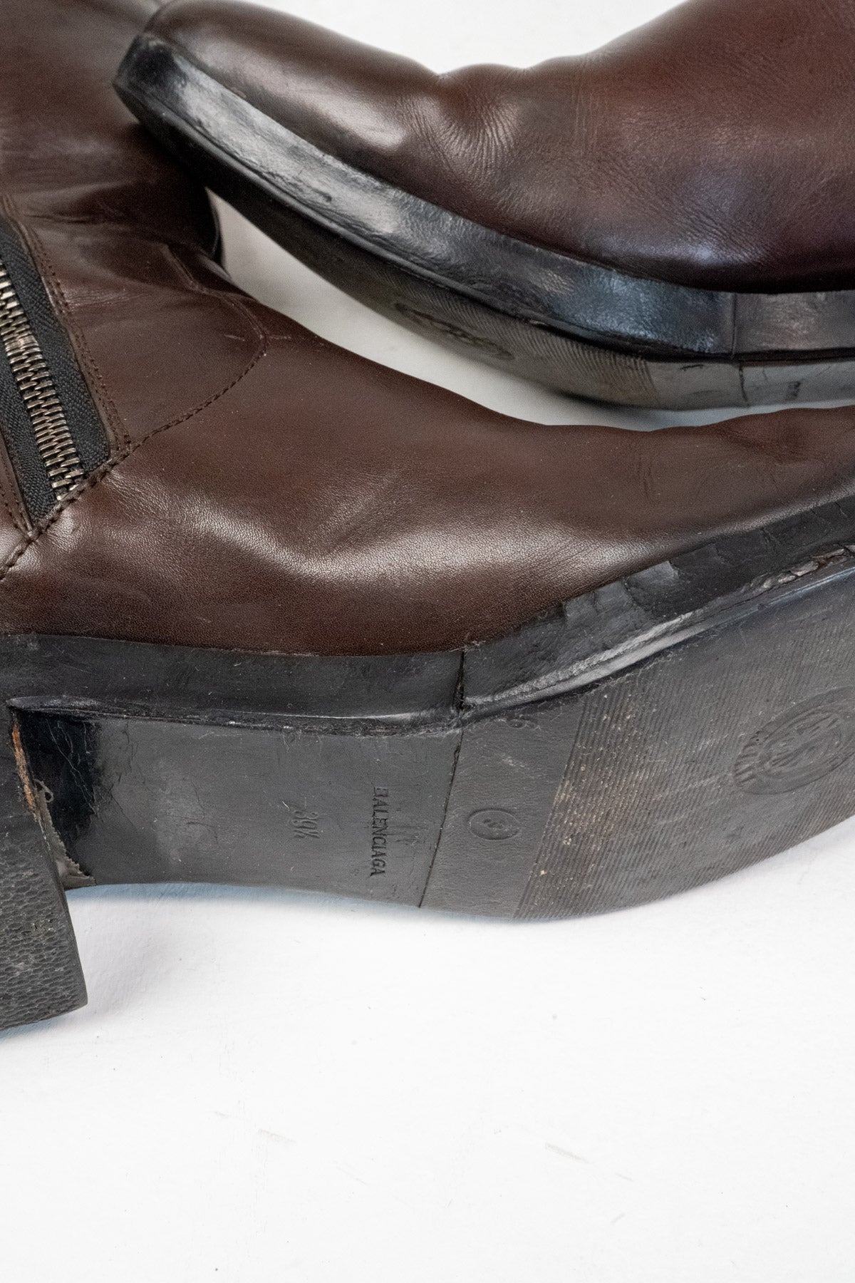 Balenciaga Leather knee-high boots (Size 39.5)